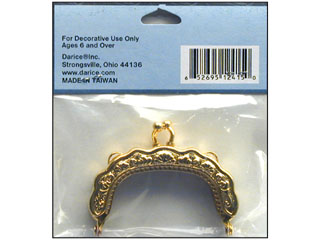 Darice Purse Frame 2" Gold