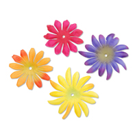 Darice Finishing Accents - Mum Daisy Petals x 40 - Designer Colors