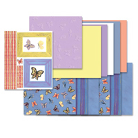 Willow Pond 12" x 12" Scrapbook Theme Kit- Butterfly Garden