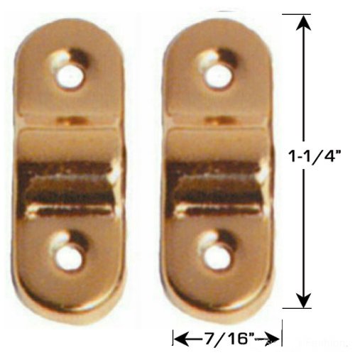 Purse Handle Clamp 1.25" Brass