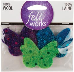 Dimensions Feltworks Wool Butterflies