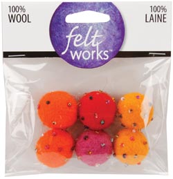 Dimensions Feltworks Wool Warm Sparkly Balls