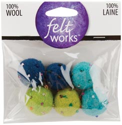 Dimensions Feltworks Wool Cool Beaded Balls