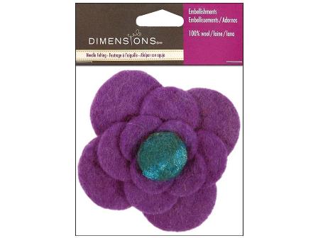 Dimensions Feltworks Wool Flower Large Mum