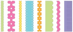 Doodlebug Paper Frills 8-Spool Assortment - Bright