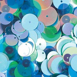 Doodlebug Sequins Round Seabreeze