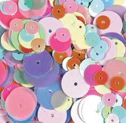 Doodlebug Sequins Round Pastel