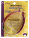 Dritz Quilting Quilt Clips Soft Grip Oval 2pc