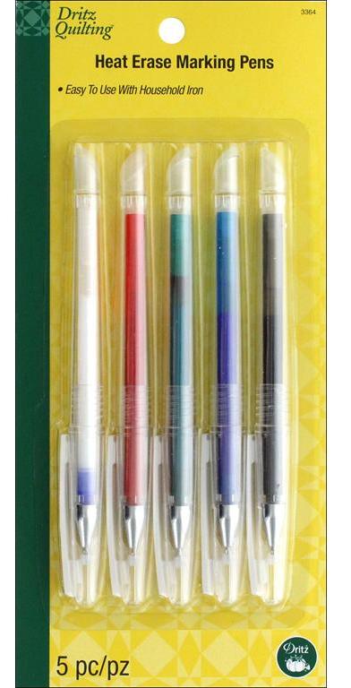 Dritz Heat Erase Marking Pens 5/pkg