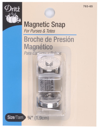 Dritz Magnetic Snap 3/4" Nickel