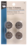 Dritz Metal Bobbins 4 Pk - Class 15