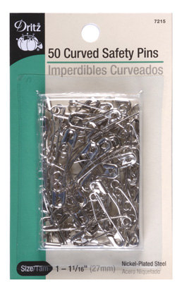 Dritz Curved Safety Pins Size 1 (50)