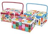 Dritz St. Jane Large Sewing Basket - 14"X10"X6-1/2