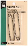 Dritz Safety Pins 3" Skirt Kilt Nickel 2 pc