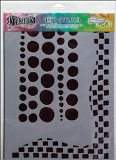 Dyan Reaveley's Dylusions Stencil 9x12 - Checkered Dots