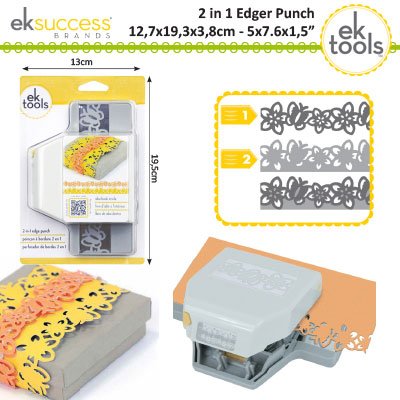 EK 2-in-1 Edger Punch - Butterfly and Flower