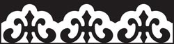 EK Paper Shaper Slim Edger Punch - Fleur de Lis