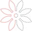 EK Paper Shapers Fold-over Flower Medium Punch
