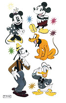 EK Disney 3D Sticker Vintage Mickey & Friends