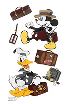 EK Disney 3D Sticker Vintage Mickey & Donald