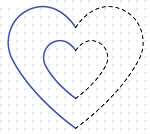 EK Paper Shapers Fold-over Heart Medium Punch