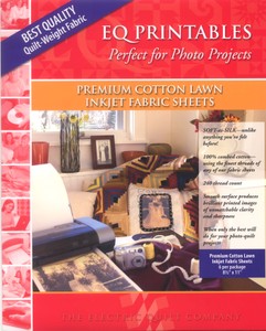 Electric Quilt Company - Premium Cotton Lawn Inkjet Fabric Sheets