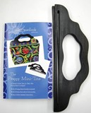 Ellen Medlock Handle & Pattern - The Preppy Mini-Tote Set Black Handles
