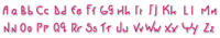 Ellison Design Extended Cuts - Neon Mini Alphabet