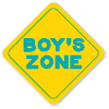 Ellison Design Thin Cuts - Sign, Boy's Zone