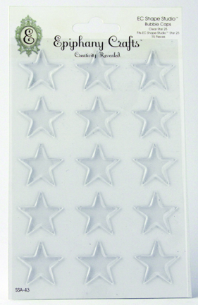 Epiphany Crafts Shape Studio Accessories Bubble Caps Star 25