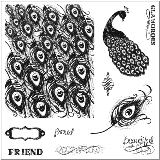 Fiskars Clear Stamps - 8" x 8" Plumage