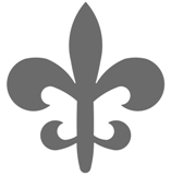Fiskars Lever Punch - Fleur de Lis - Medium
