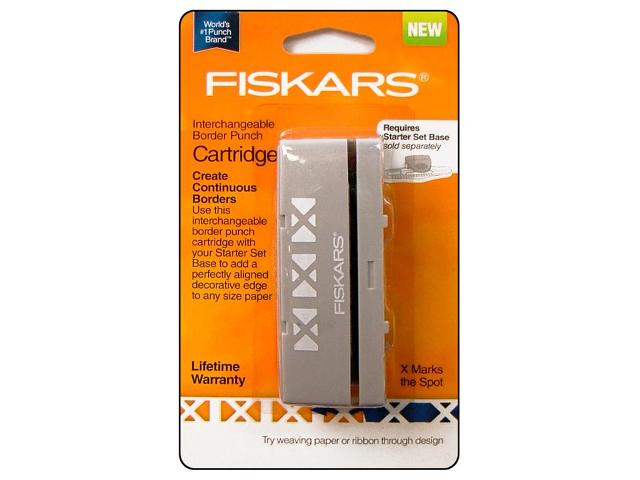 Fiskars Punch Border Interchangeable Border - X Marks the Sport