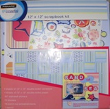 Fiskars Coastal 12" x 12" Scrabook Kit over 260 Piees