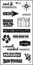 Fiskars Simple Stick Cling Rubber Stamps 4"X8" Sheet - Road Trip
