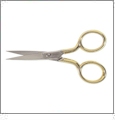 Gingher Classic 4" Embroidery Scissors - Gold Plated