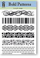 HOTP Acrylic Stamps - Bold Patterns