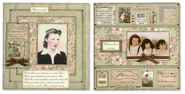 HOTP Almost Done Scrapbook Page Kit - Heritage