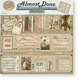 HOTP Almost Done Scrapbook Page Kit - Heritage