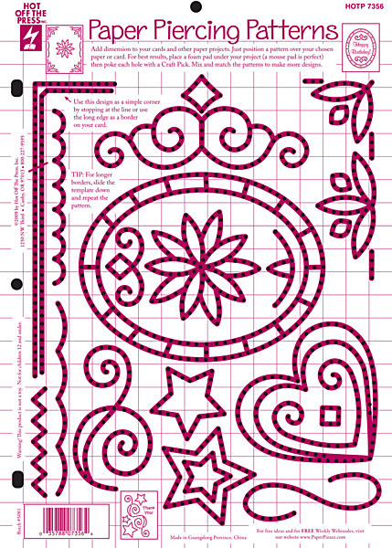 HOTP Template - Paper Piercing Patterns