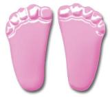 HOTP Brads - Pastel Pink Baby Feet