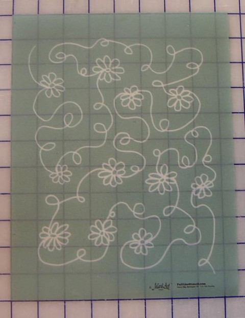 Full Line Stencils - Daisy Chain Background