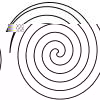Full Line Stencils - Large Spiral