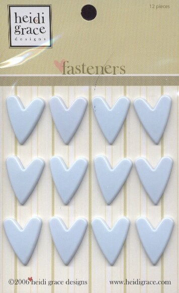 Heidi Grace Designs - Snowflake Park - Fasteners - Ice Blue