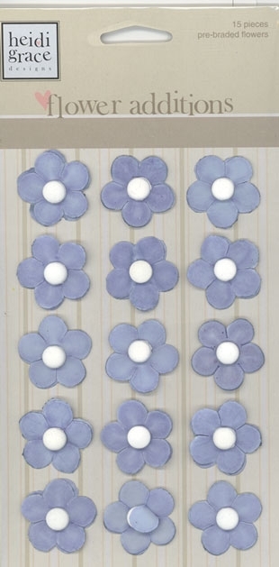 Heidi Grace Designs - Snowflake Park - Brad Flowers - Blue