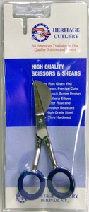 Heritage Cutlery - Mini Applique Scissor with Offset Handle 4 3/4"