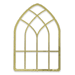 Heritage Handcrafts Brass Stencils -  Arched Cathedral Window