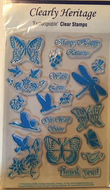 Heritage Handcrafts Clear Stamps - Butterflies