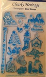 Heritage Handcrafts Clear Stamps - Christmas