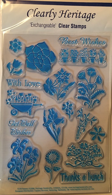 Heritage Handcrafts Clear Stamps - Flowers